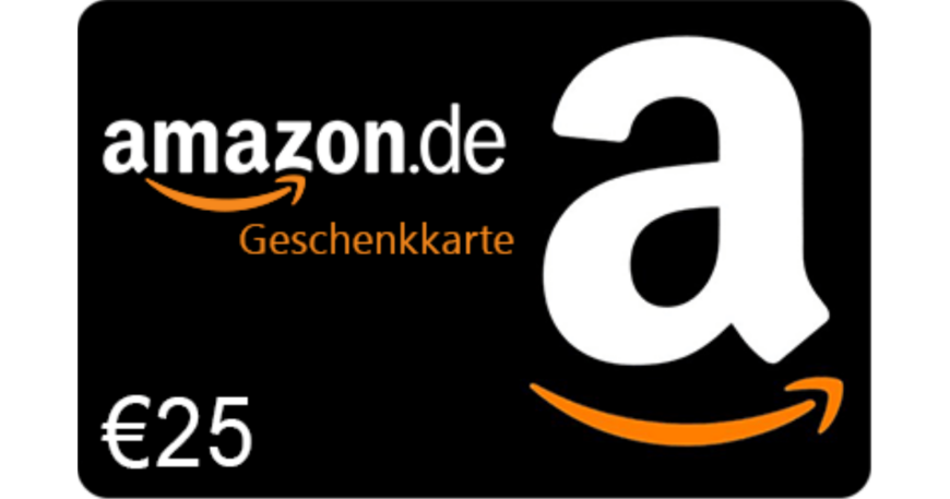 Amazon Gutschein 25€ Deutschland