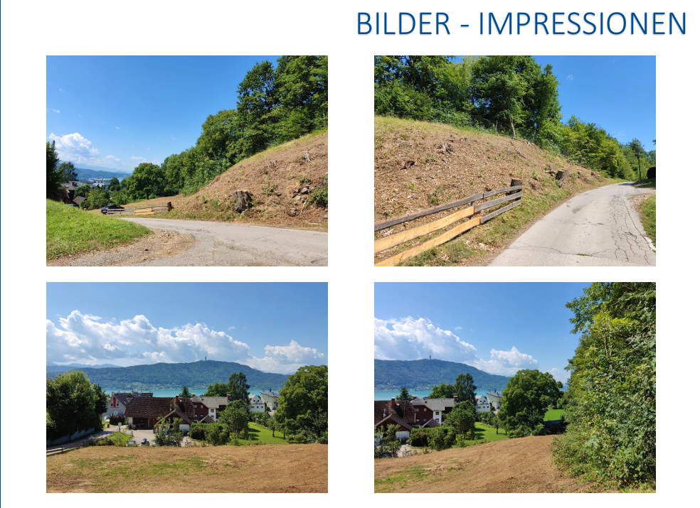 Grundstück in Pörtschach am Wörthersee inkl. Plan & Baugenehmigung für fünf Wohneinheiten